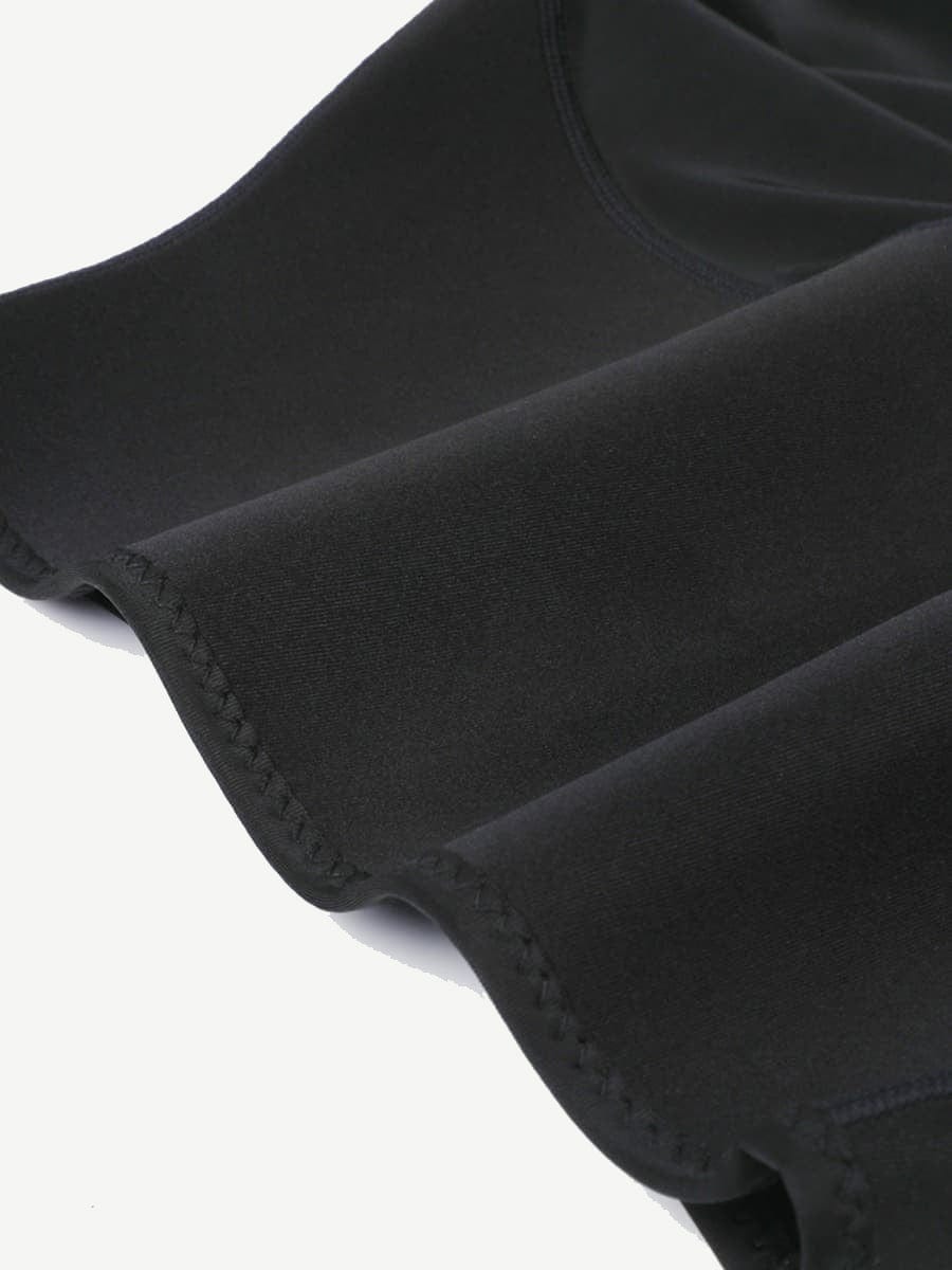 High-Rise Neoprene Waist Trainer Leggings with 3-Row Hooks - FirmaControl