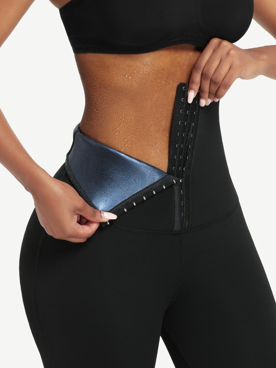 Neoprene Wide-Waistband Butt-Lifting Leggings - FirmaControl