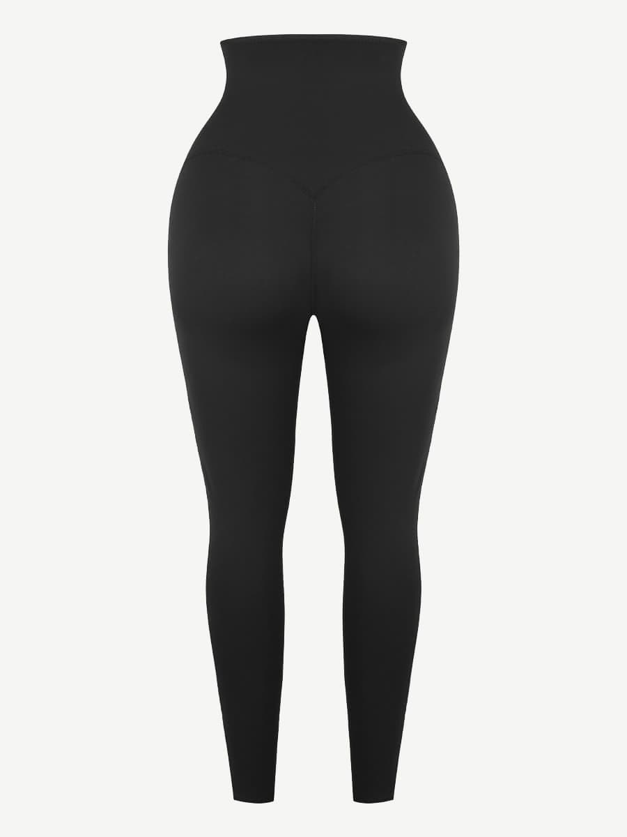 Neoprene Wide-Waistband Butt-Lifting Leggings - FirmaControl
