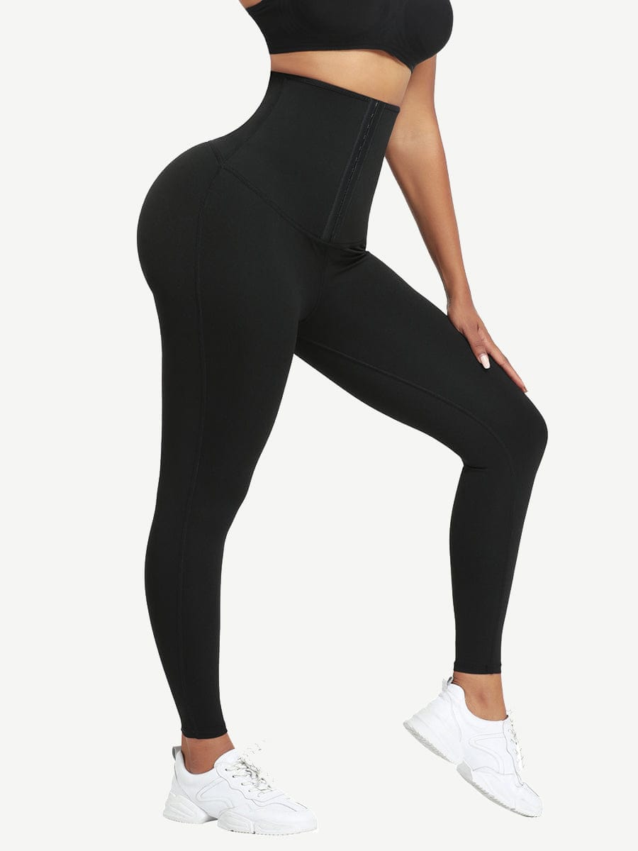 Neoprene Wide-Waistband Butt-Lifting Leggings - FirmaControl