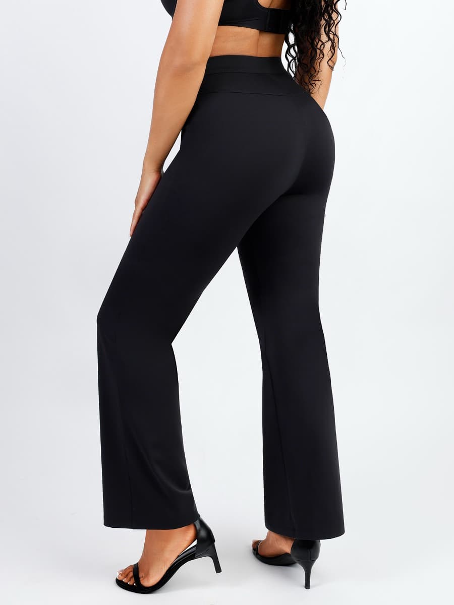 Waist Trainer Leggings with Built-in Shaping Shorts - FirmaSculpt