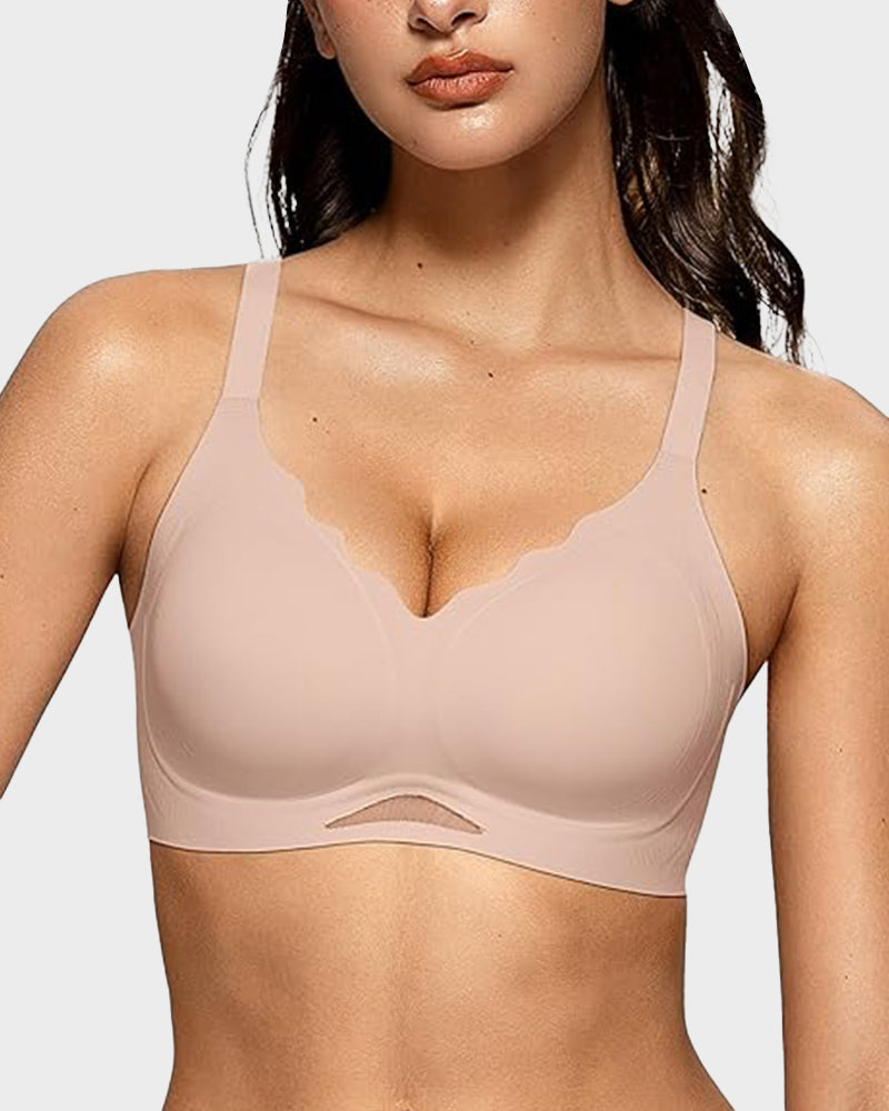 Seamless Wireless Mesh Comfort Bra - FirmaBreeze