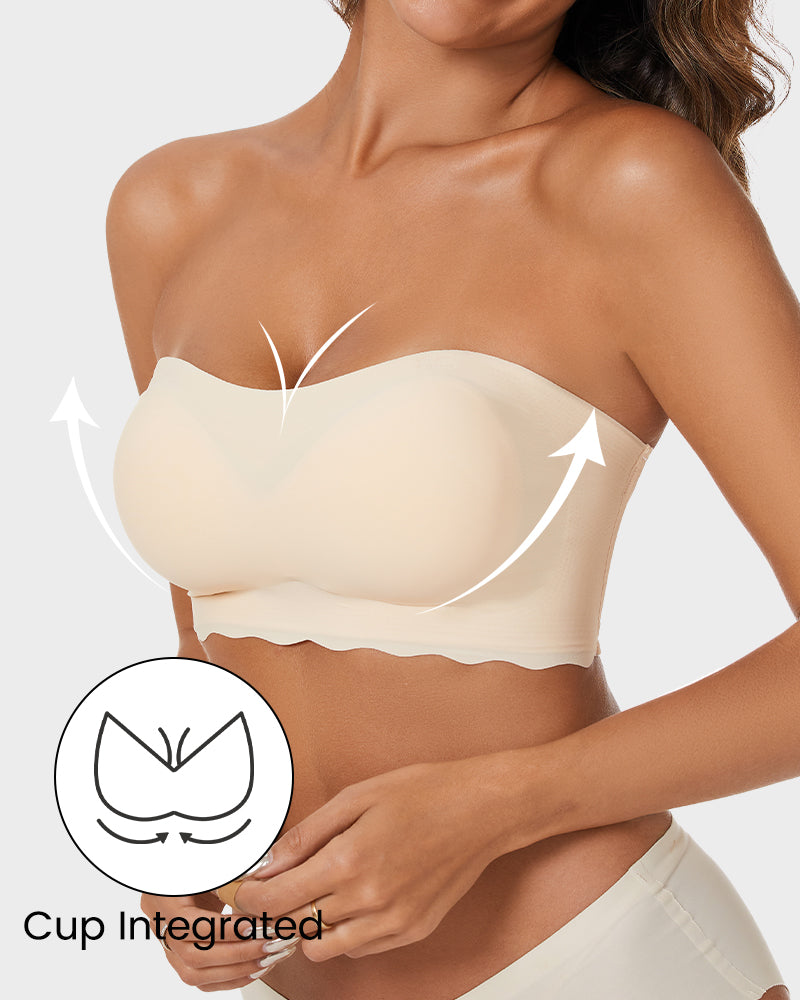 Strapless Invisible Push-Up Bra - FirmaHold
