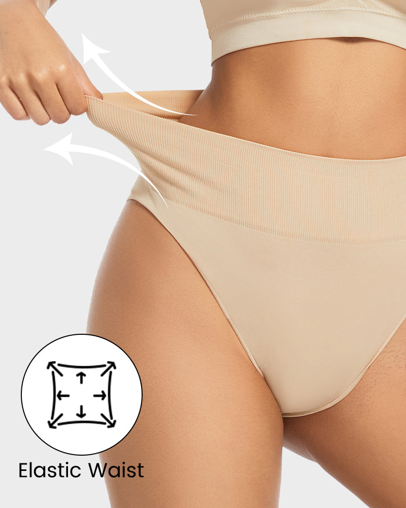High-Waist Tummy Control Briefs 3-Pack - FirmaControl