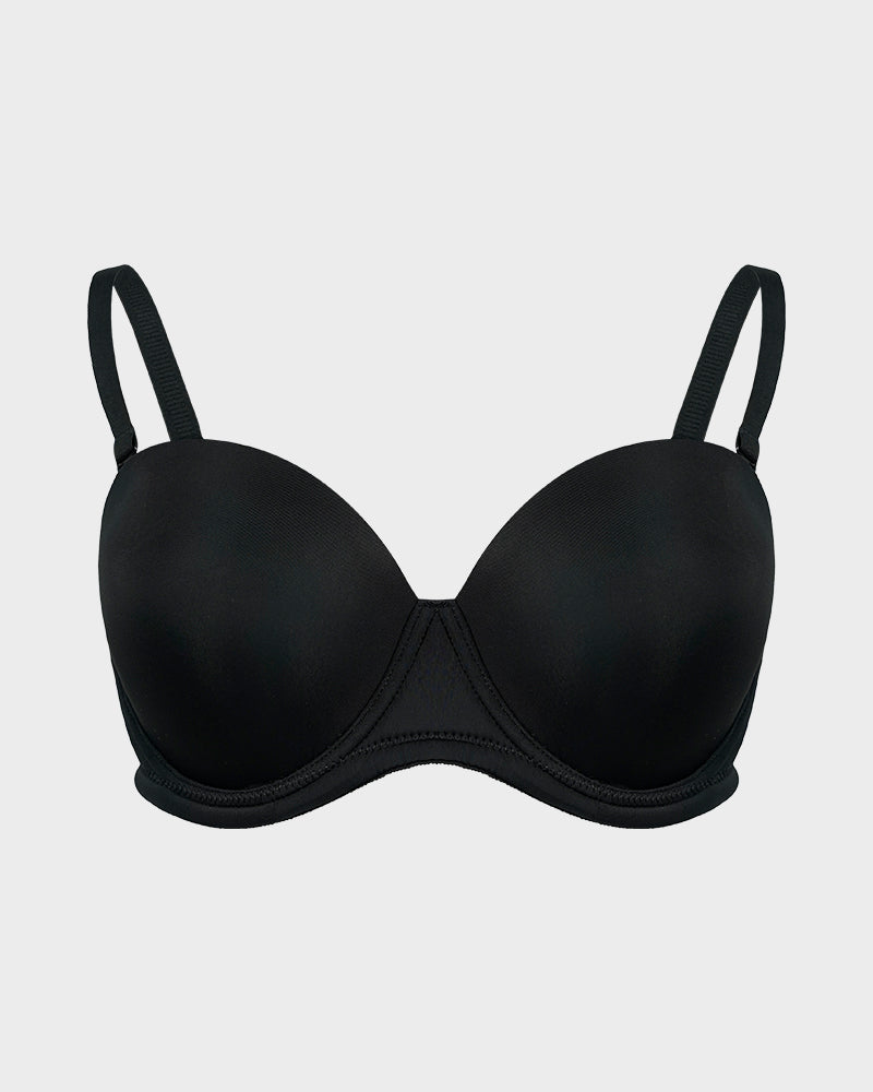 Moulded Cup Underwire Bra with Removable Straps - FirmaFlex