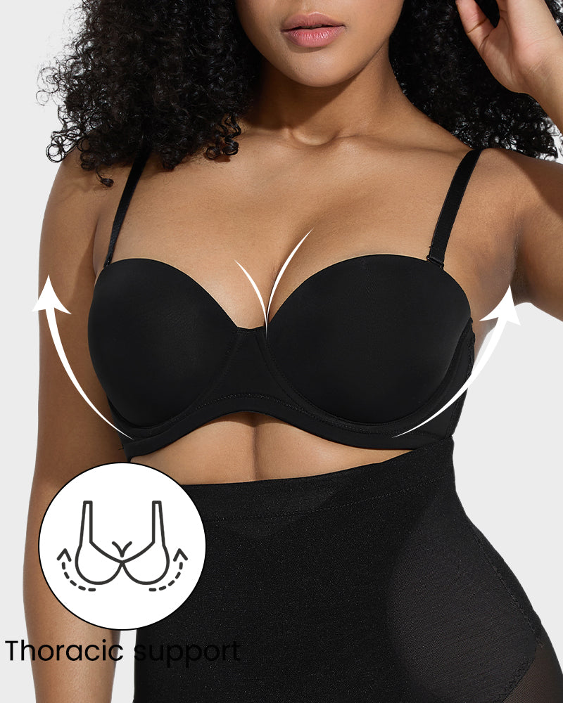 Moulded Cup Underwire Bra with Removable Straps - FirmaFlex