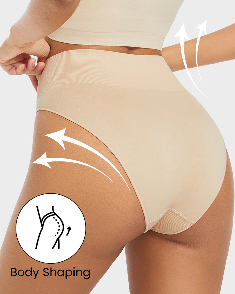 High-Waist Tummy Control Briefs 3-Pack - FirmaControl