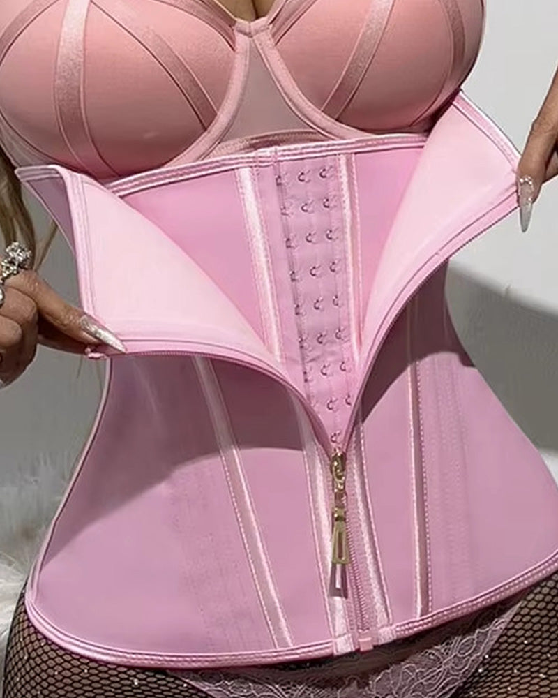 Adjustable Waist Trainer with Hooks - FirmaControl