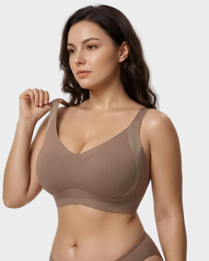 Ribbed Wireless Everyday Lift Bra 3-Pack - FirmaSoft