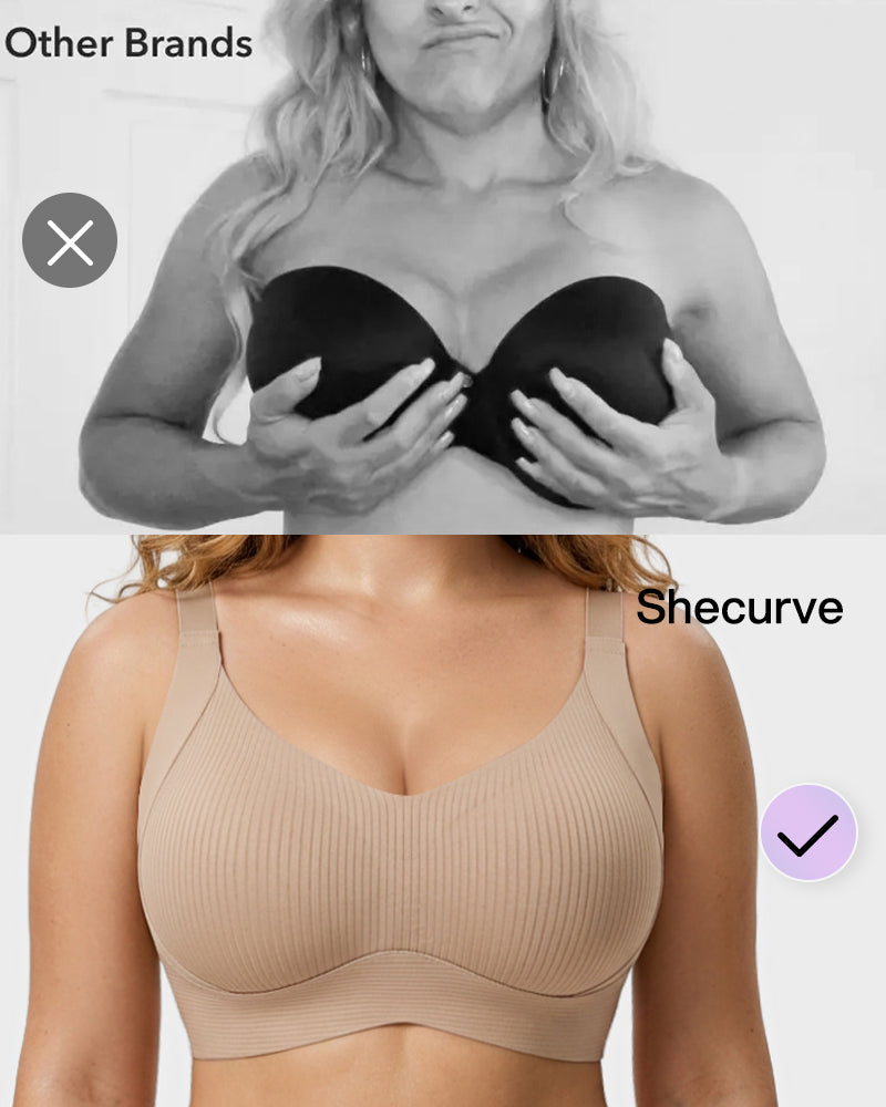 Ribbed Wireless Everyday Lift Bra 3-Pack - FirmaSoft
