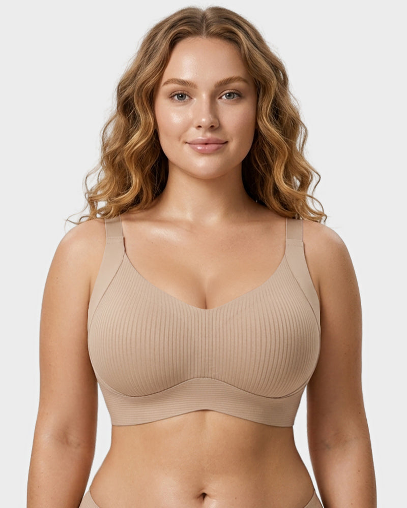 Ribbed Wireless Everyday Lift Bra 3-Pack - FirmaSoft