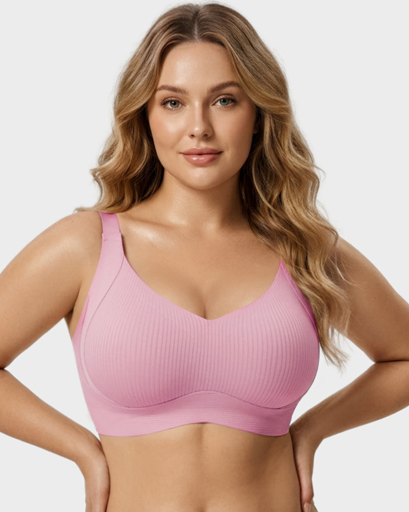 Ribbed Wireless Everyday Lift Bra 3-Pack - FirmaSoft