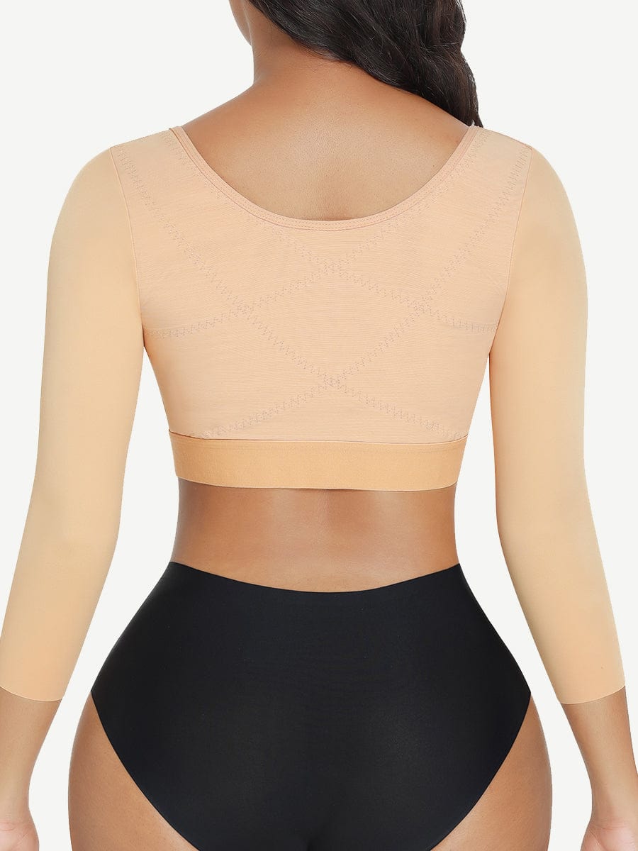 Natural Postsurgical Shaping Anti-Shake Chest Elastic Hook Adjustment Top - FirmaActive
