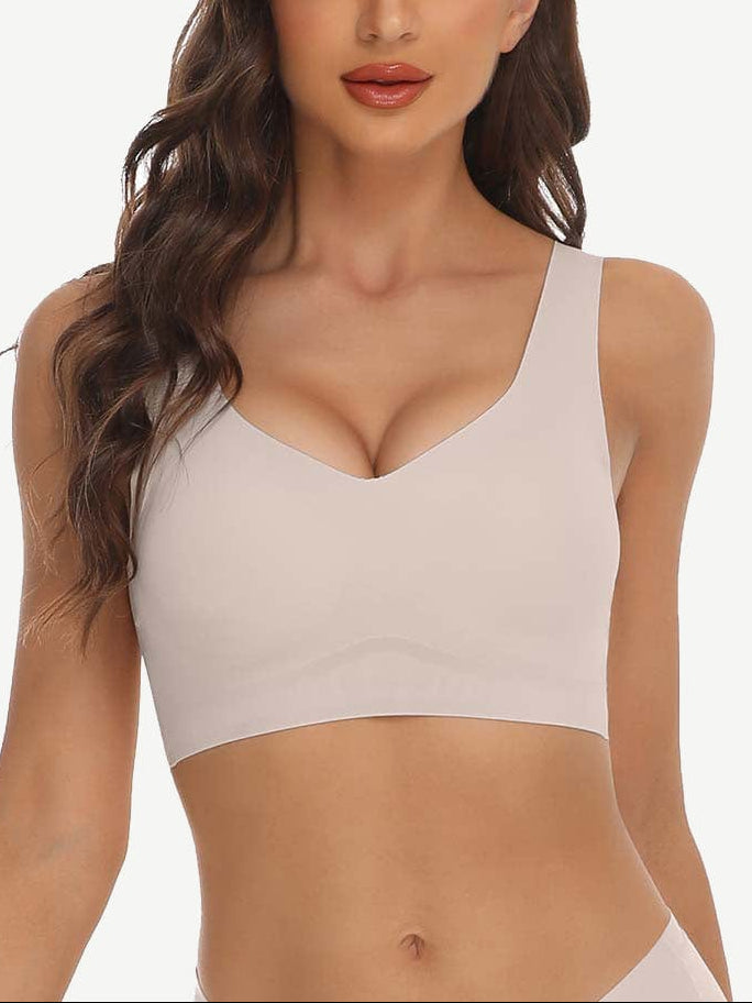 Soft-Touch Smoothing Fabric Non-Wired Bra with Adjustable Straps - FirmaSoft