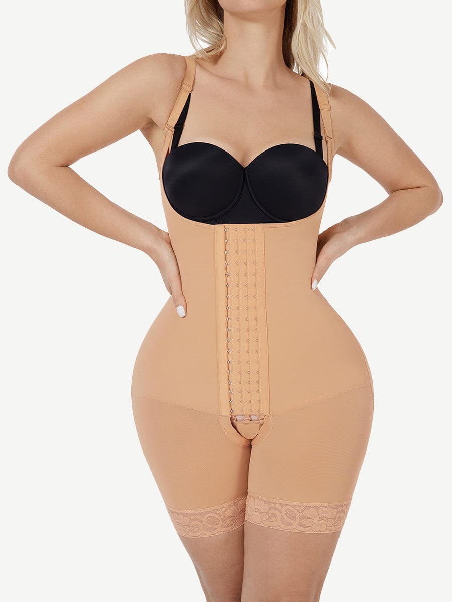 Post-Surgical Full Body Compression Shapewear with Adjustable Buckles - FirmaHold