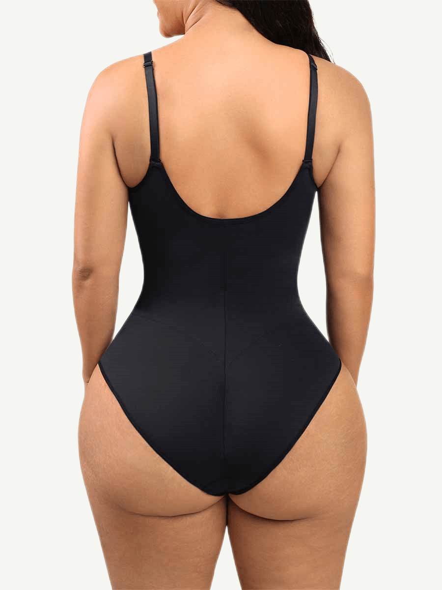 One-Piece Bodysuit with Back Large U-shaped Design and 3/4 Cup – FirmaLift