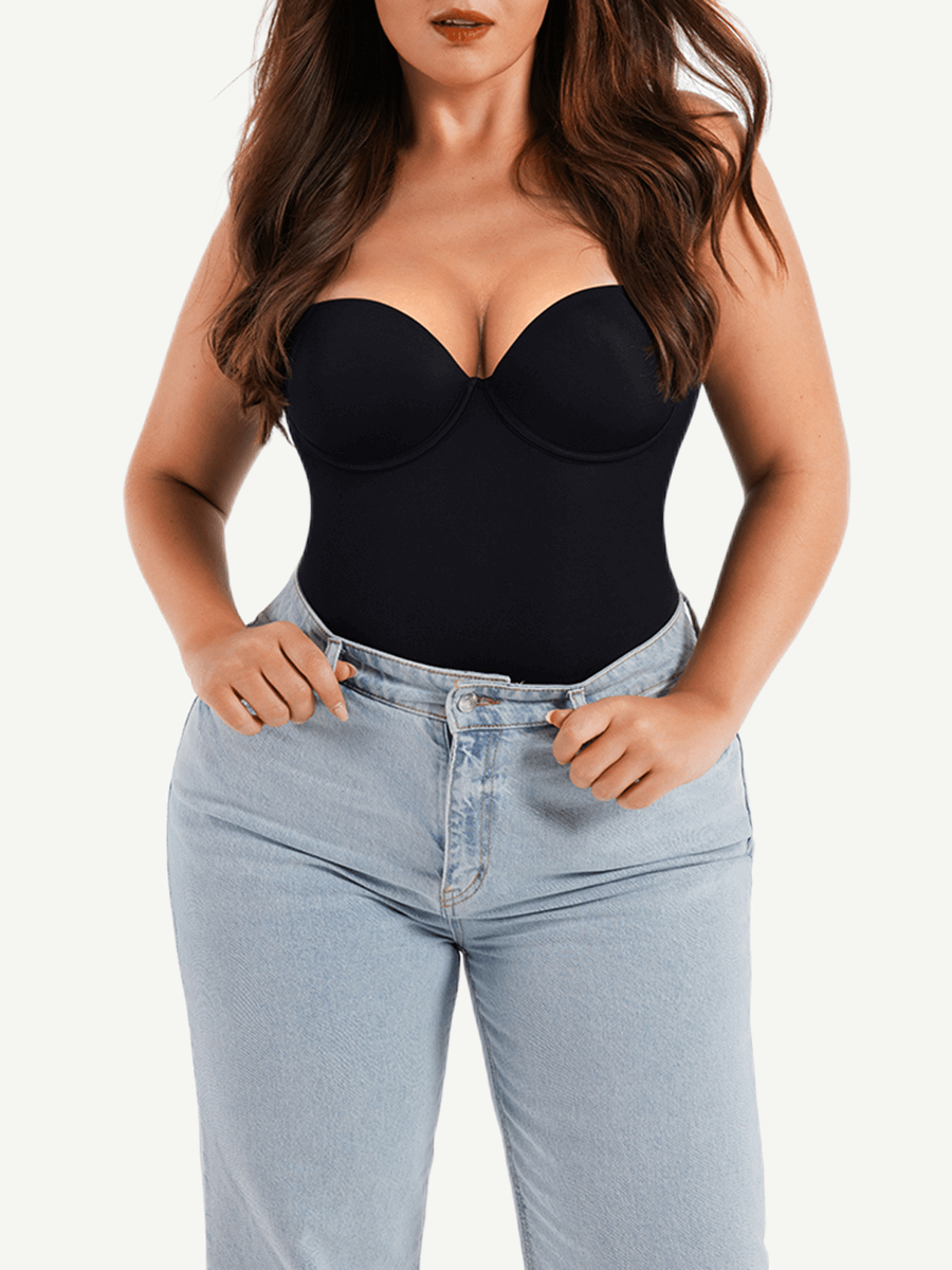 Breathable Underwire Tummy Control Shapewear Bodysuit - FirmaHold