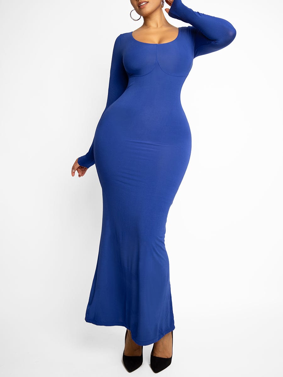 Light Shaping Abdomen Tightening Maxi Dress - FirmaSculpt