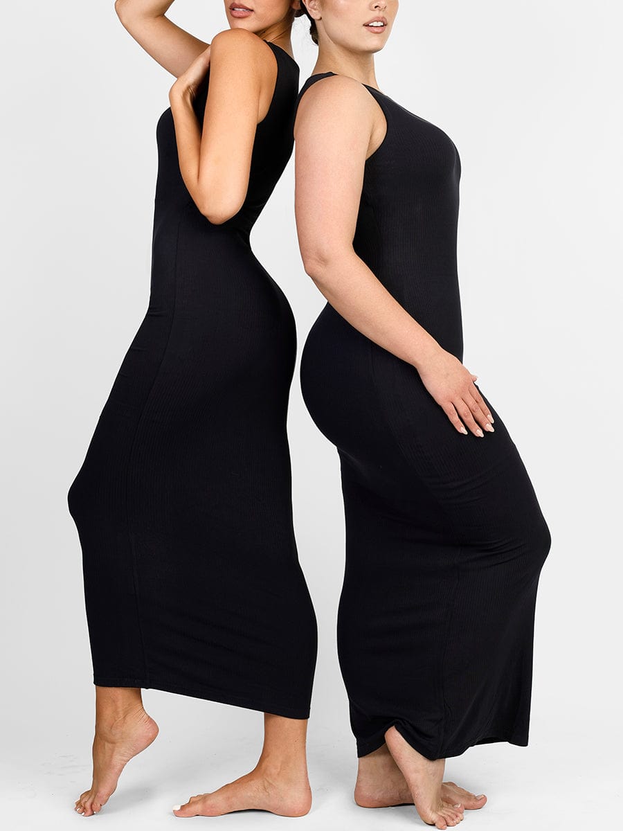 Light Support Shaping Dress with Built-in Bust and Waist Control - FirmaActive