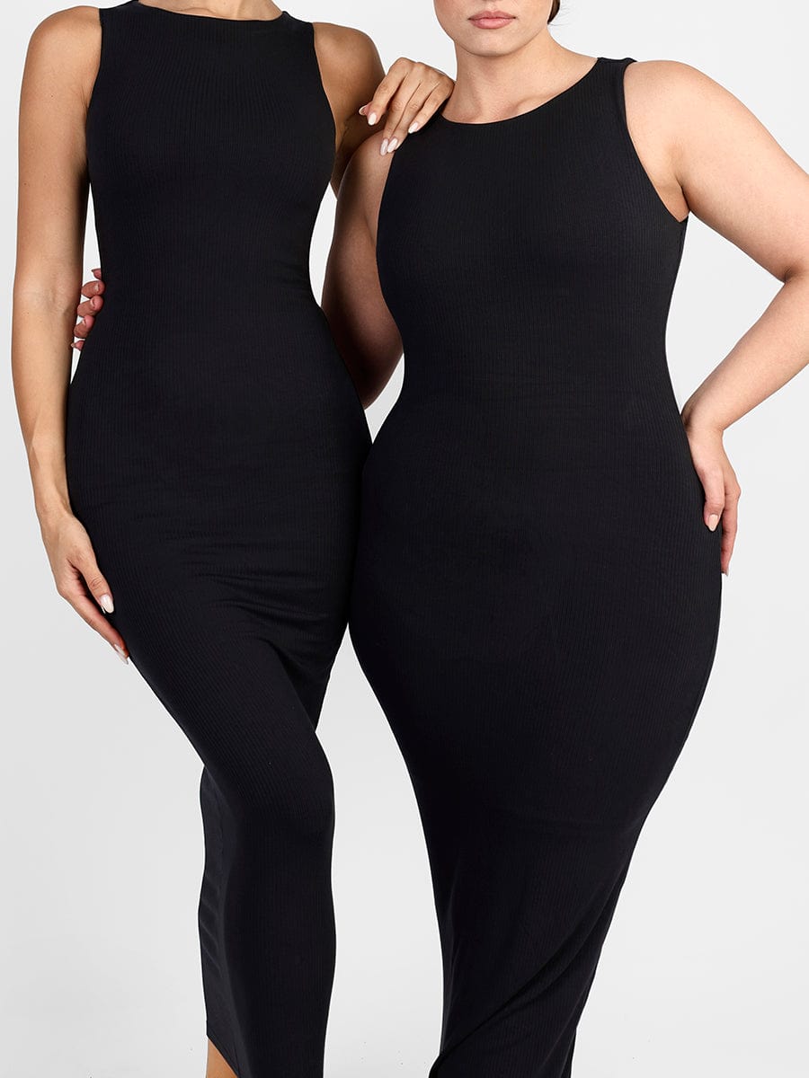 Light Support Shaping Dress with Built-in Bust and Waist Control - FirmaActive