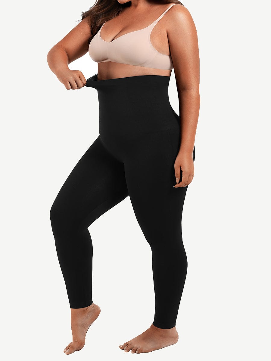 Eco-friendly Seamless Waist Trainer Leggings with Butt Lifting - FirmaActive