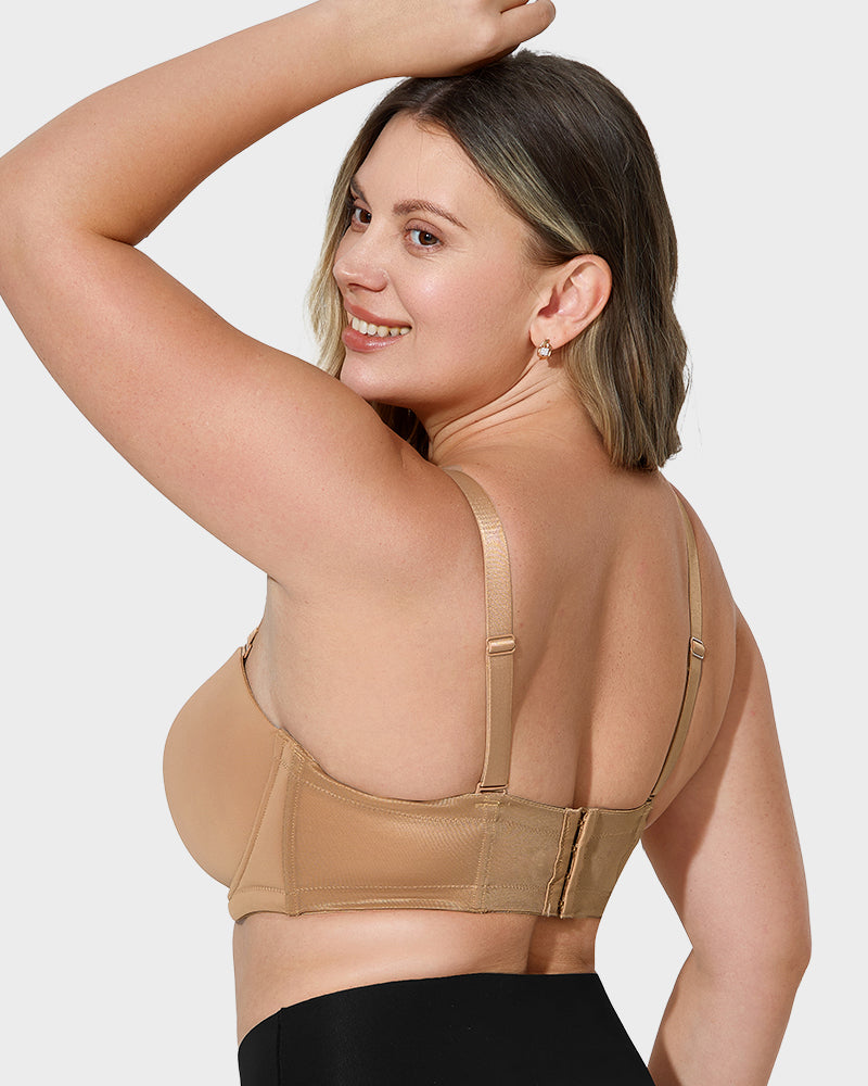 Moulded Cup Underwire Bra with Removable Straps - FirmaFlex