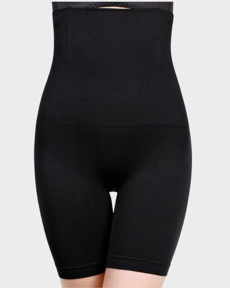 Seamless High-Waist Mid-Thigh Shaping Shorts - FirmaSmooth