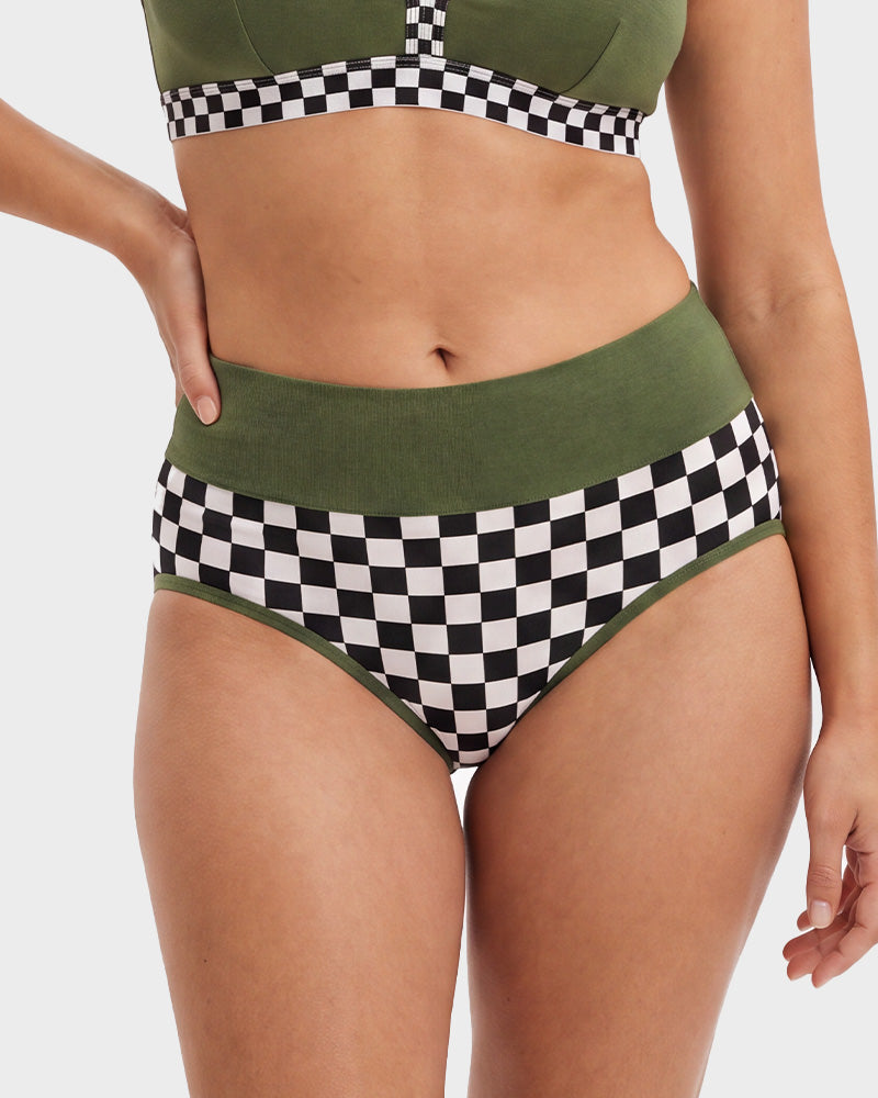 High-Waisted Cotton Briefs 5-Pack - FirmaSoft