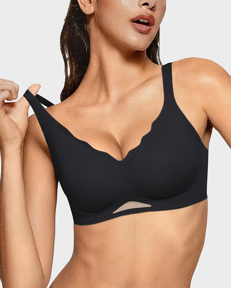 Seamless Wireless Mesh Comfort Bra - FirmaBreeze