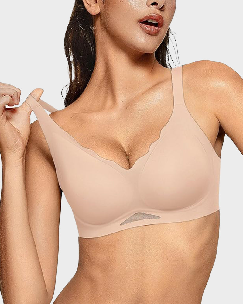Seamless Wireless Mesh Comfort Bra - FirmaBreeze