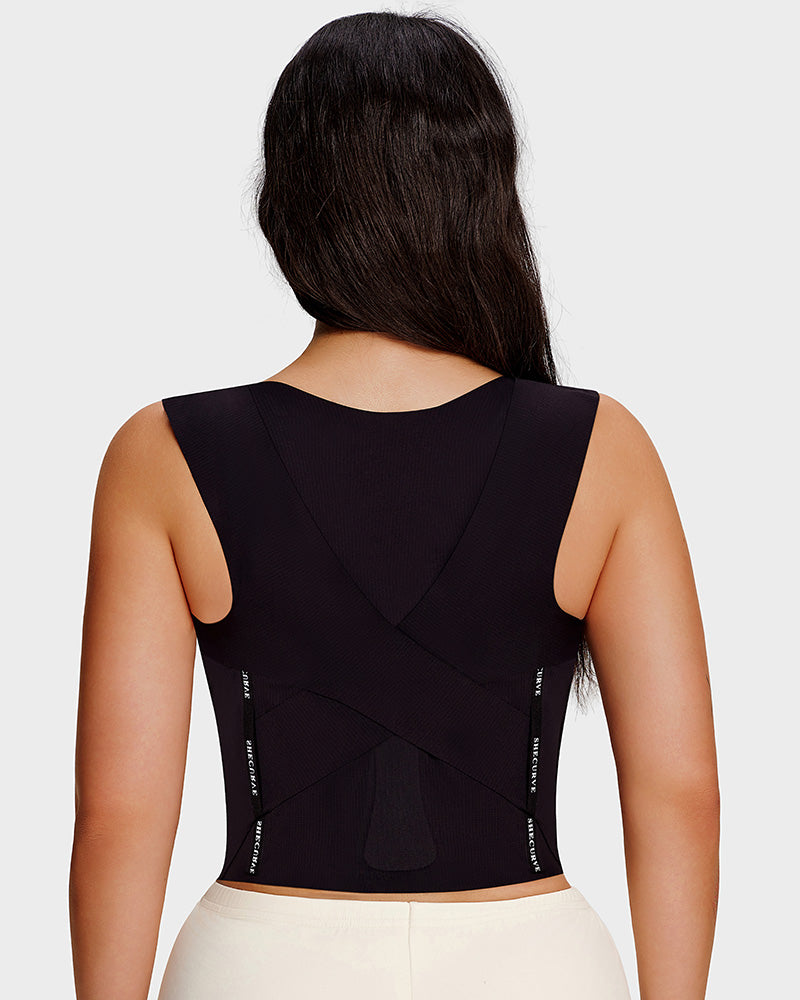 Adjustable Posture Corrector Shaping Vest - FirmaSculpt