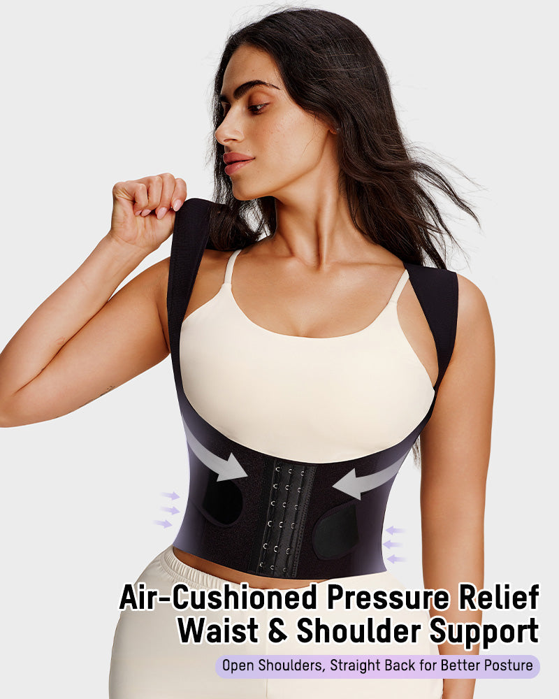 Adjustable Posture Corrector Shaping Vest - FirmaSculpt