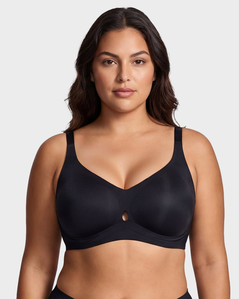Teardrop Cutout Wireless Support Bra - FirmaLift