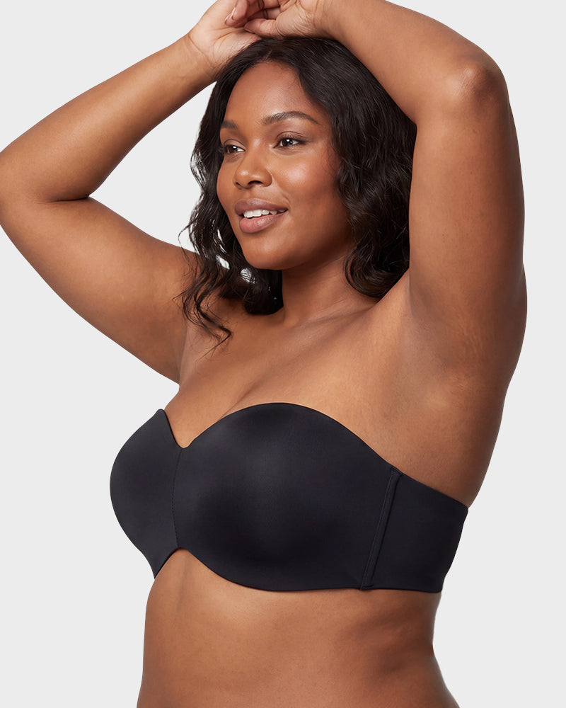 Stay-Put Strapless Support Bra - FirmHold