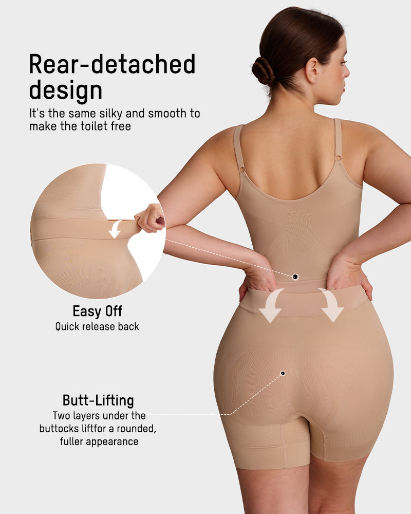 EasySlide Seamless Sculpting Bodysuit - FirmaSculpt