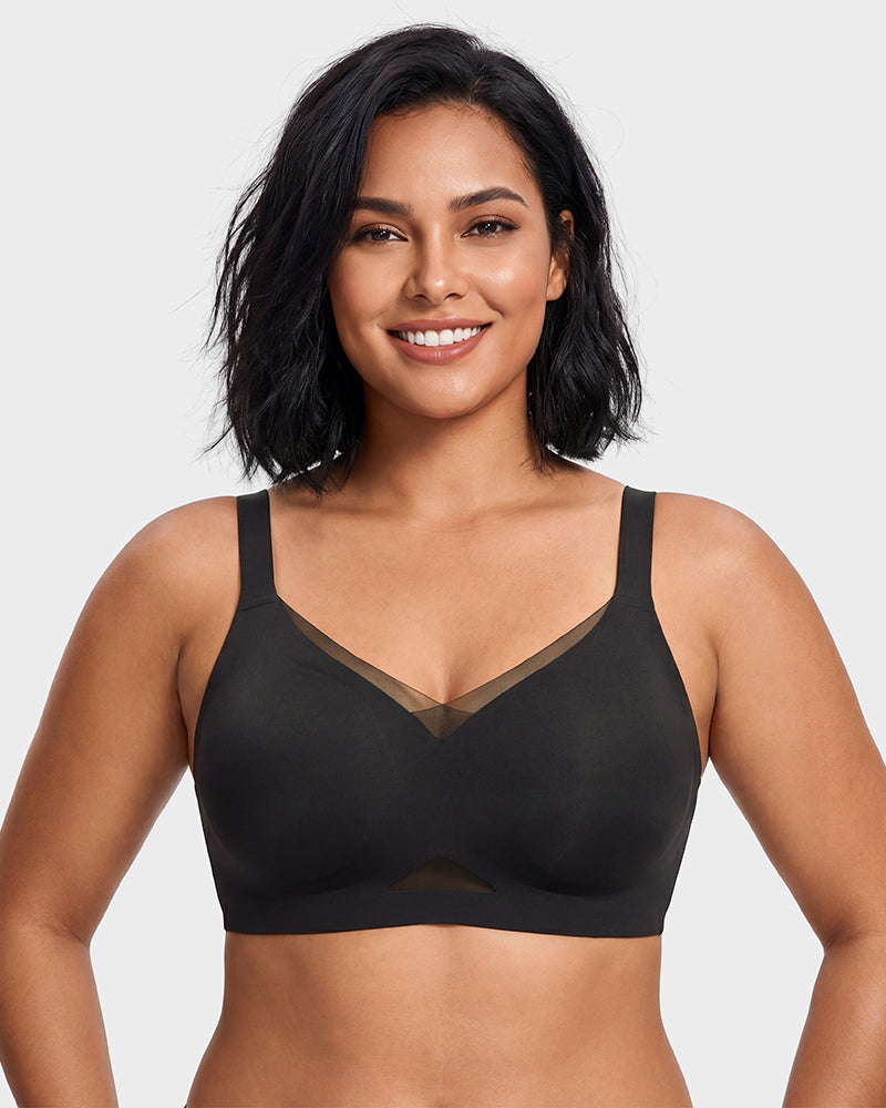 All-Day Wireless Mesh Comfort Bra - FirmaBreeze