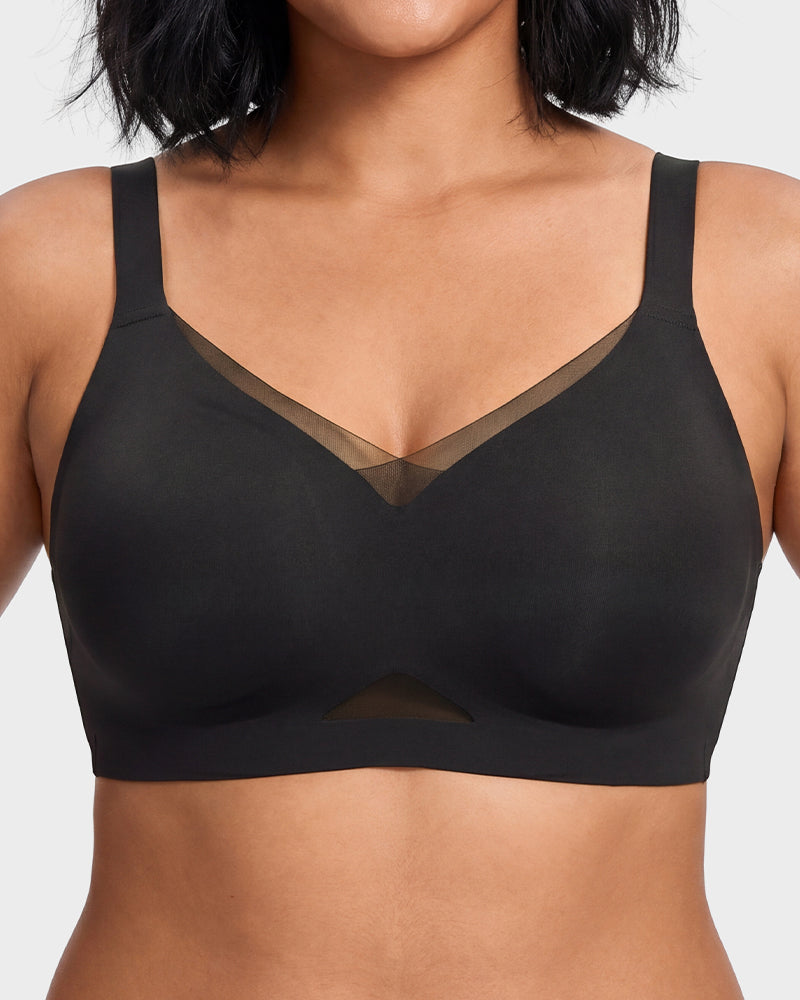 All-Day Wireless Mesh Comfort Bra - FirmaBreeze