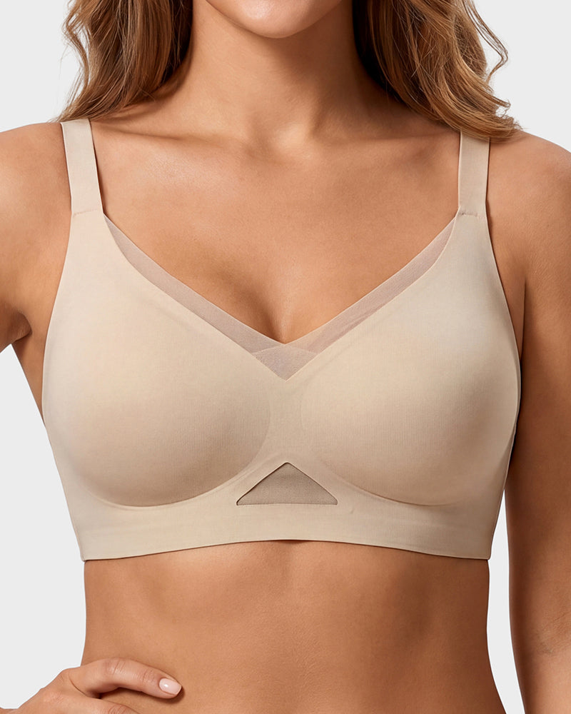 All-Day Wireless Mesh Comfort Bra - FirmaBreeze