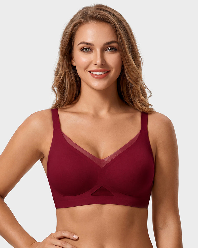 All-Day Wireless Mesh Comfort Bra - FirmaBreeze