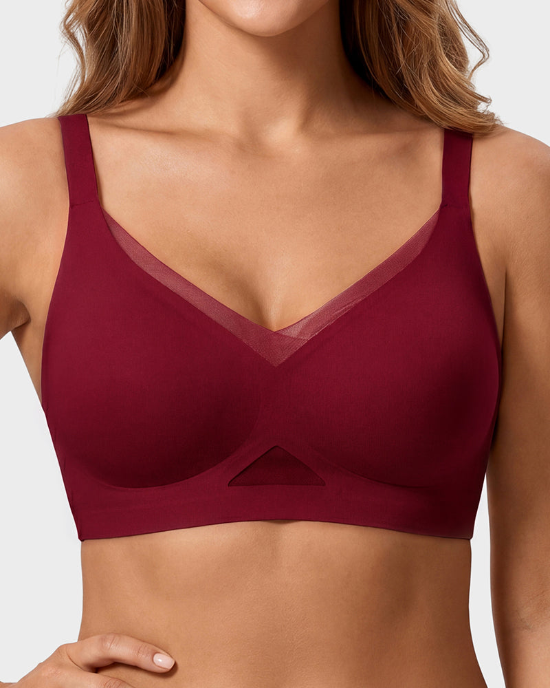 All-Day Wireless Mesh Comfort Bra - FirmaBreeze