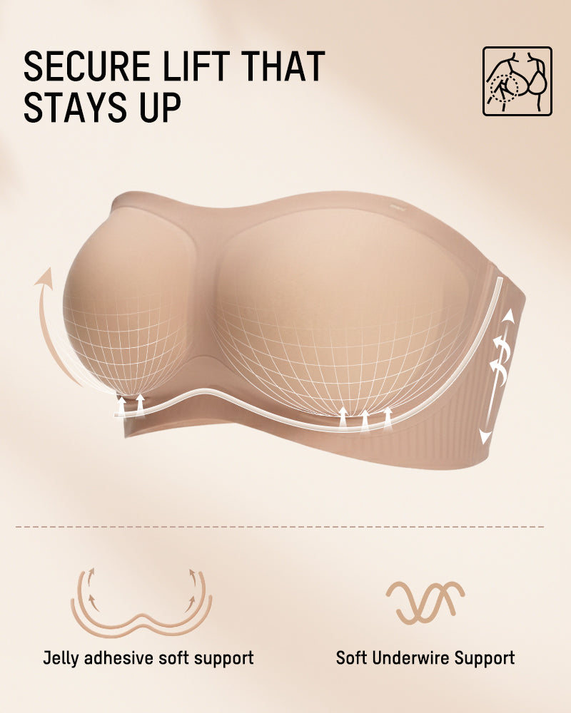 Stay-Put Strapless Lift Bra - FirmaLift