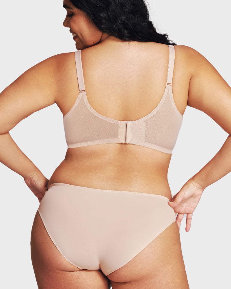 Breathable Mesh Minimizer Support Bra - FirmaBreeze