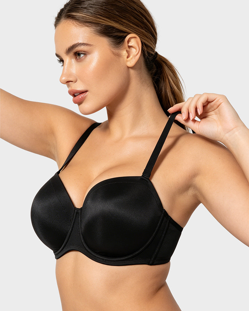 Unlined Push-Up Bra with Removable Straps - FirmaFlex