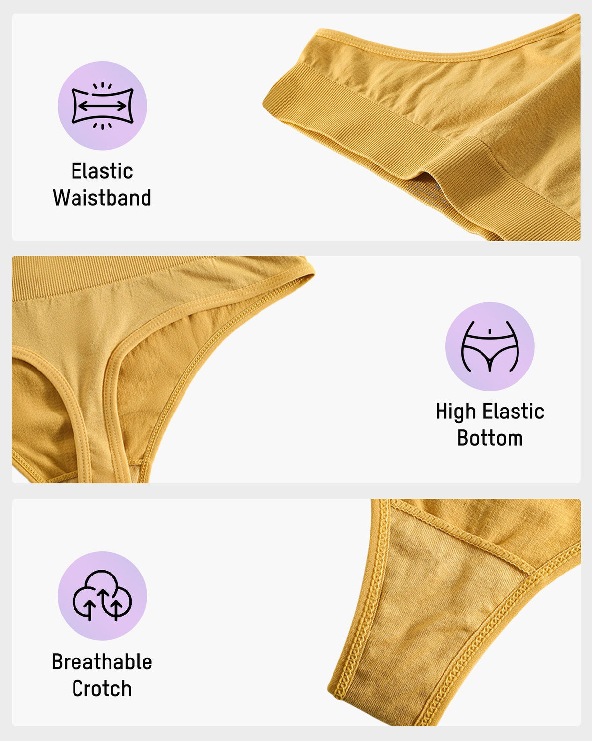 Seamless Sport Thong Underwear 9-Pack - FirmaSmooth