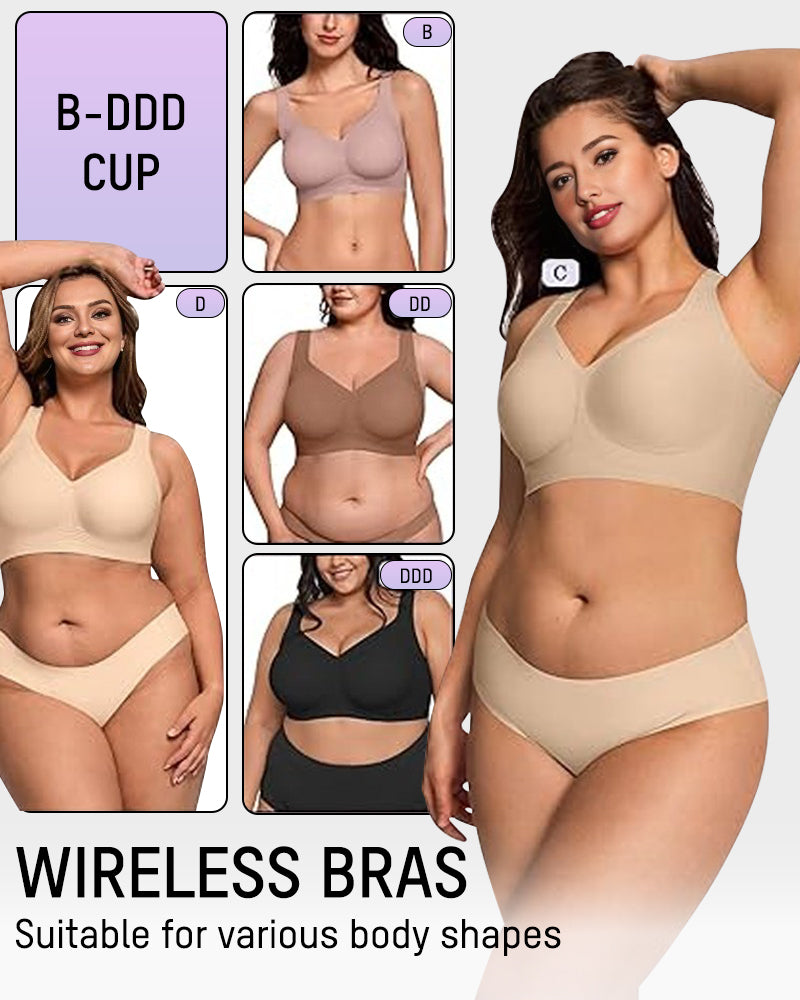 Full Coverage Wireless Jelly Smoothing Bra - FirmaLift