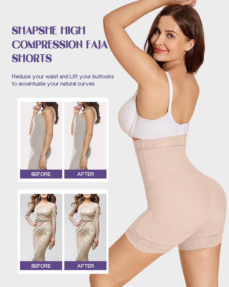 Butt-Lifting Tummy Control Shapewear Shorts - FirmaControl