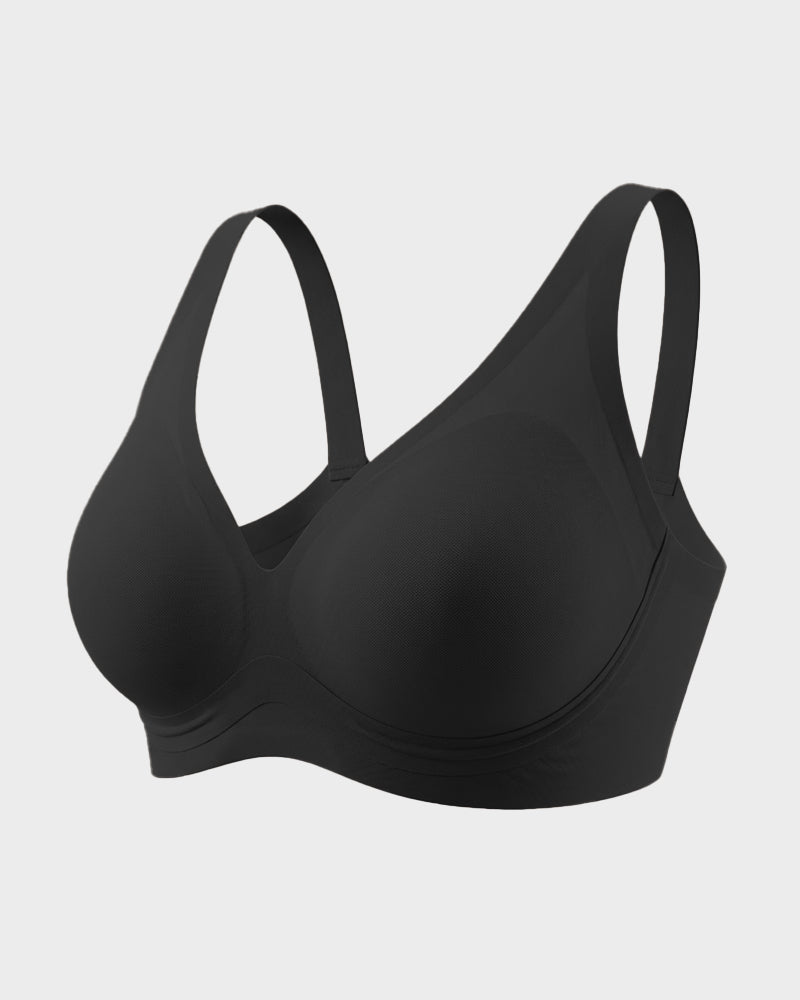 Supportive Wireless Deep-V Lift Bra - FirmaLift
