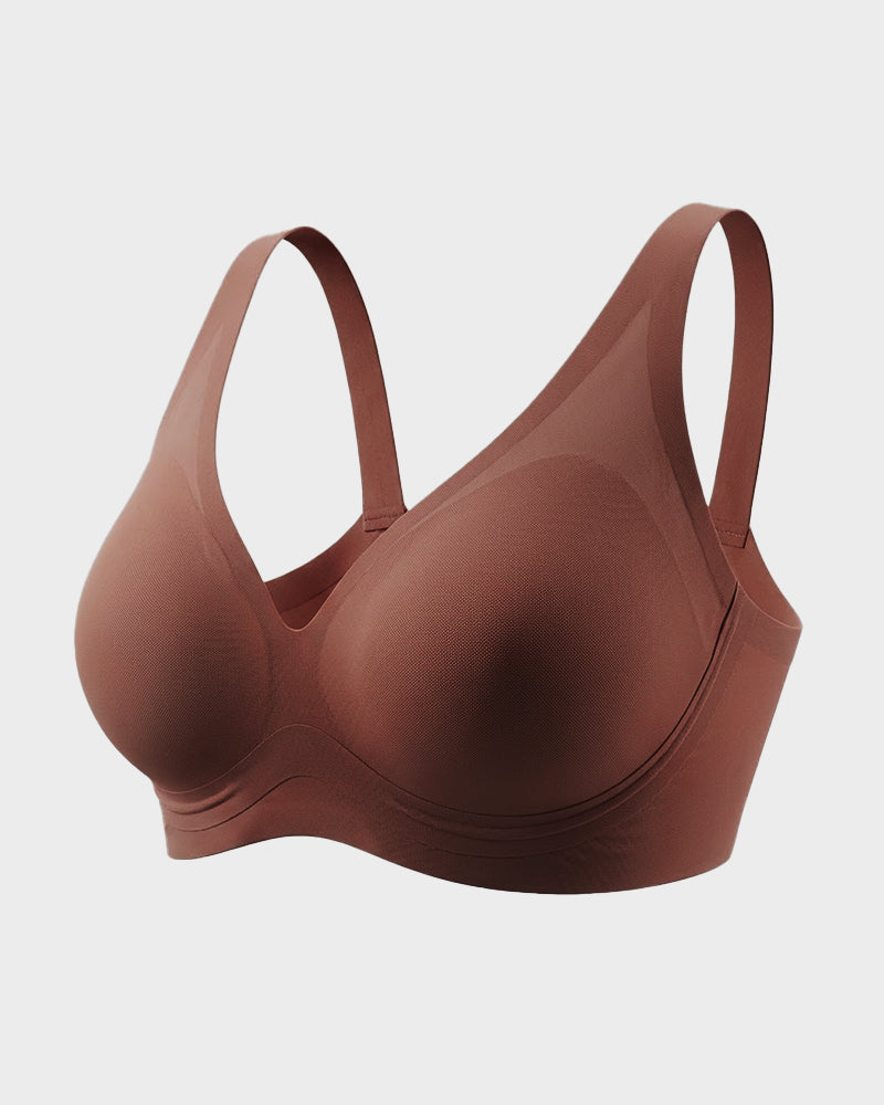 Supportive Wireless Deep-V Lift Bra - FirmaLift