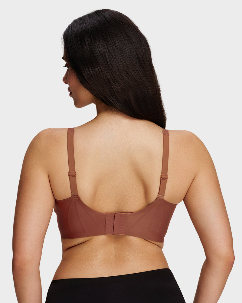 Supportive Wireless Deep-V Lift Bra - FirmaLift