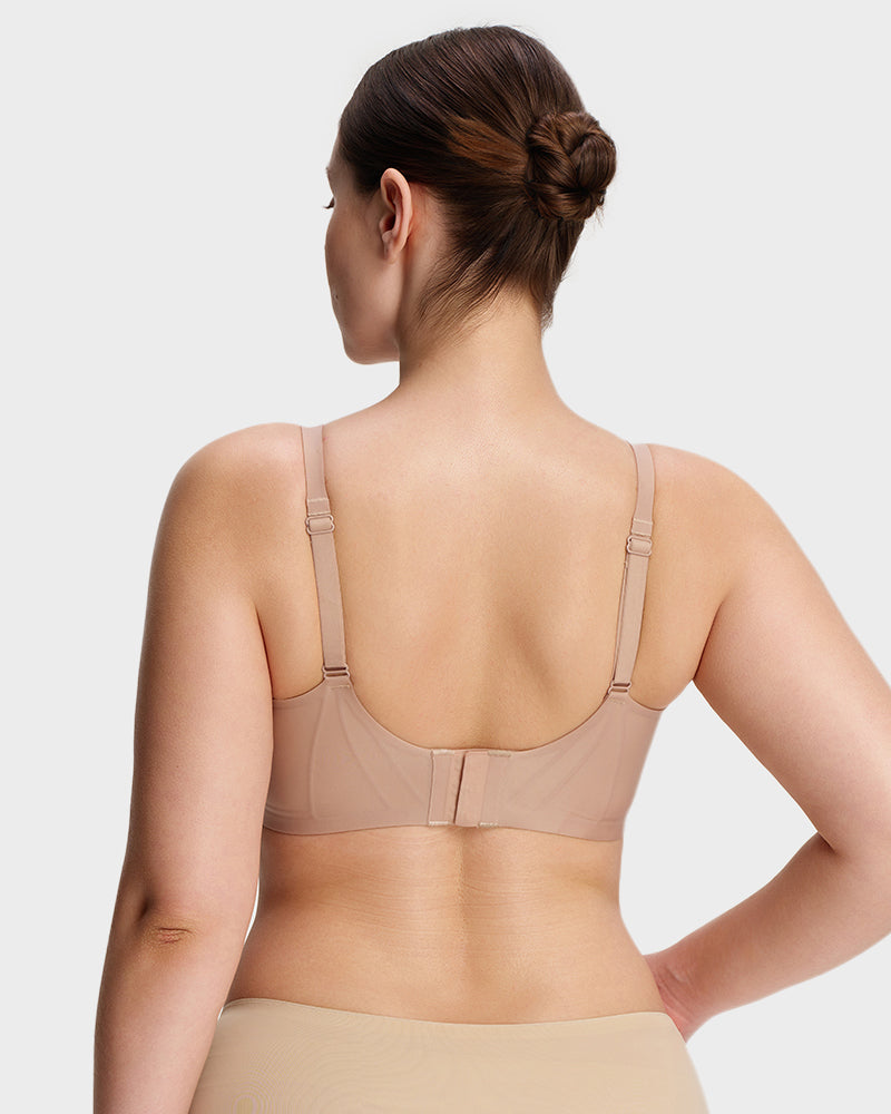 Supportive Wireless Deep-V Lift Bra - FirmaLift